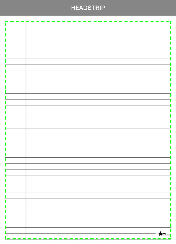 College Ruled (Medium Ruled)