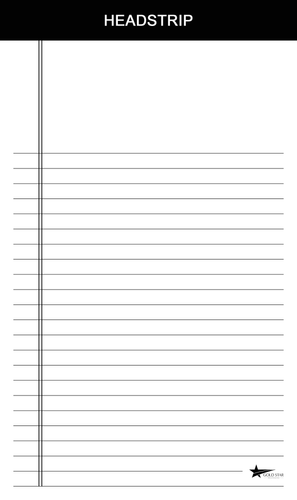 College Ruled (Medium Ruled)