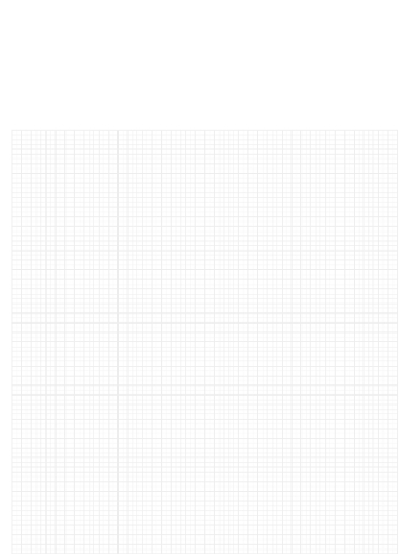 Custom Cover with10 sq/in Grid