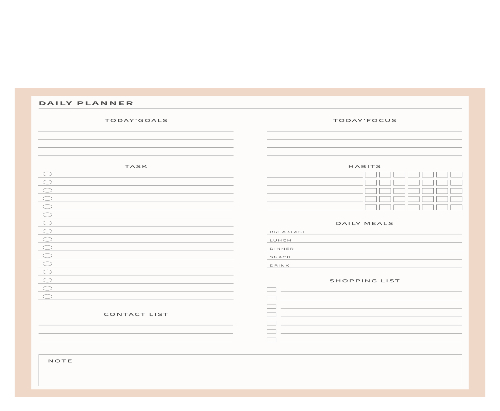 In-depth Daily Planner