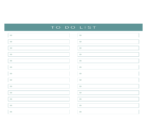 To Do List 