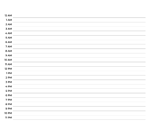Daily Schedule