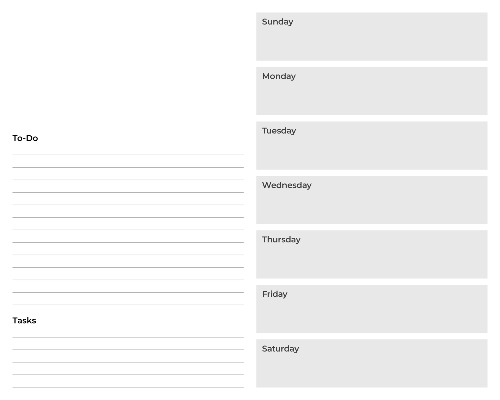 Weekly Planner