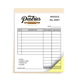 Custom Carbonless NCR Invoice Books PrintPPS