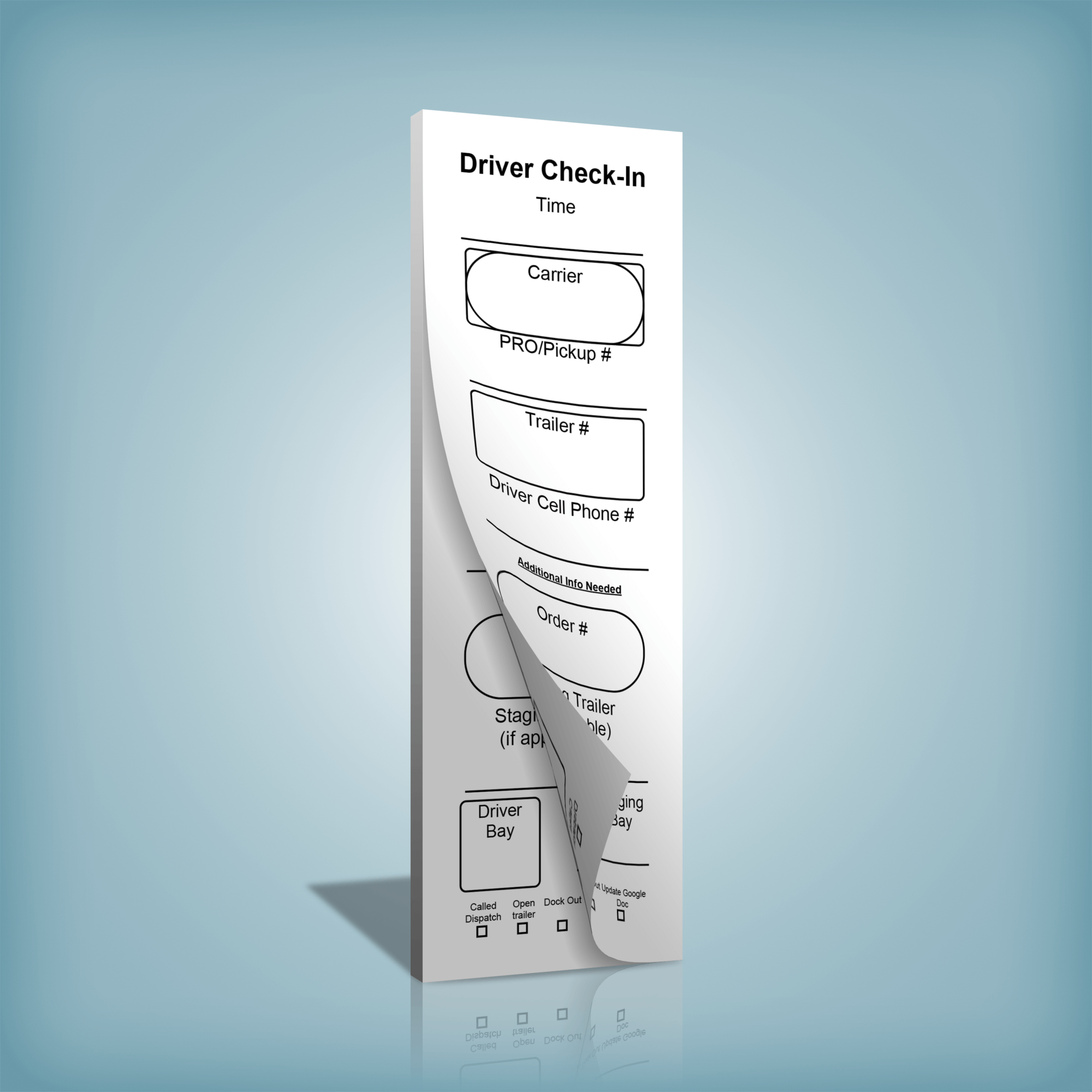 Double Sided Notepads: 2” x 6” | PrintPPS.com®