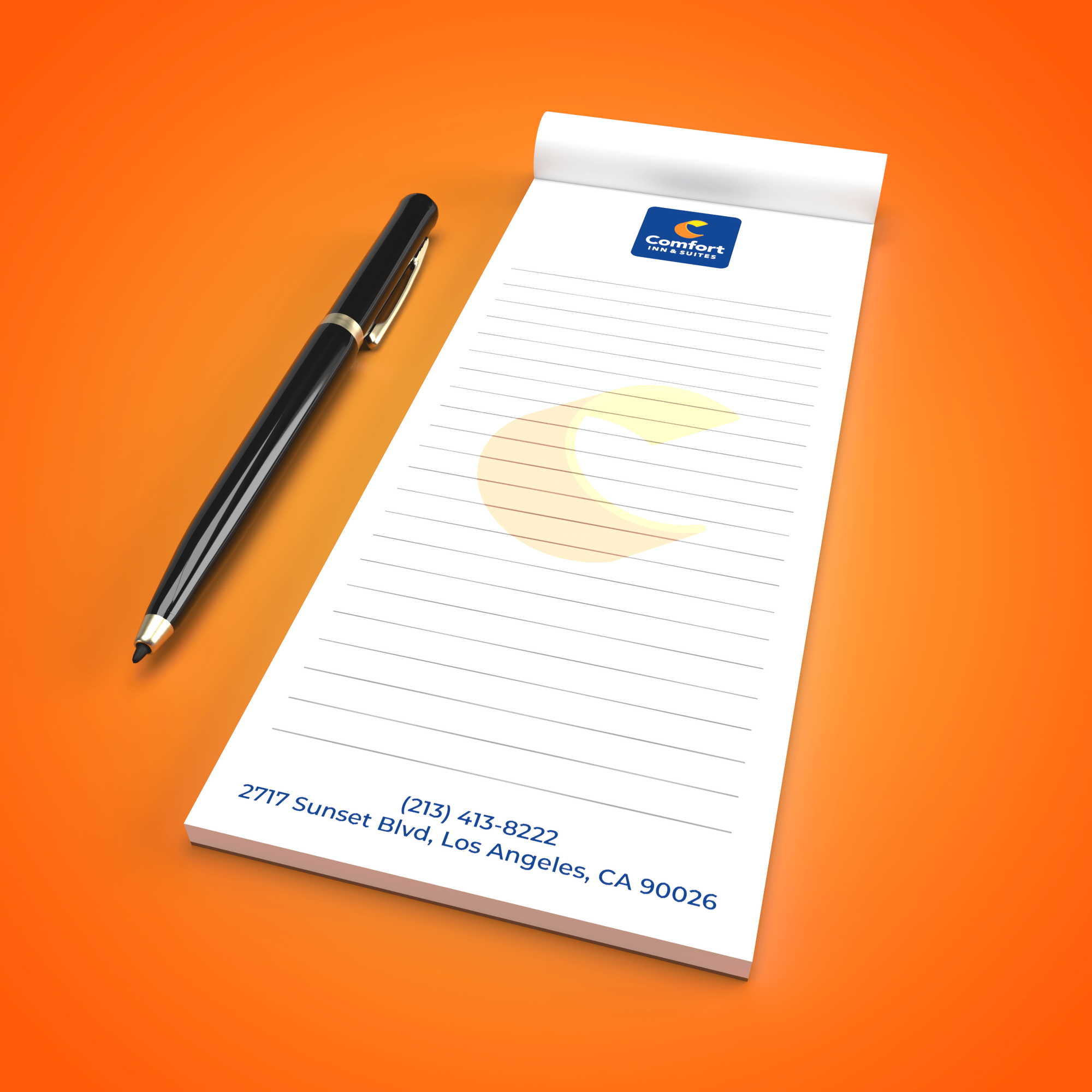 Hotel/Motel Notepads: 3.66” x 8.5” | PrintPPS.com®