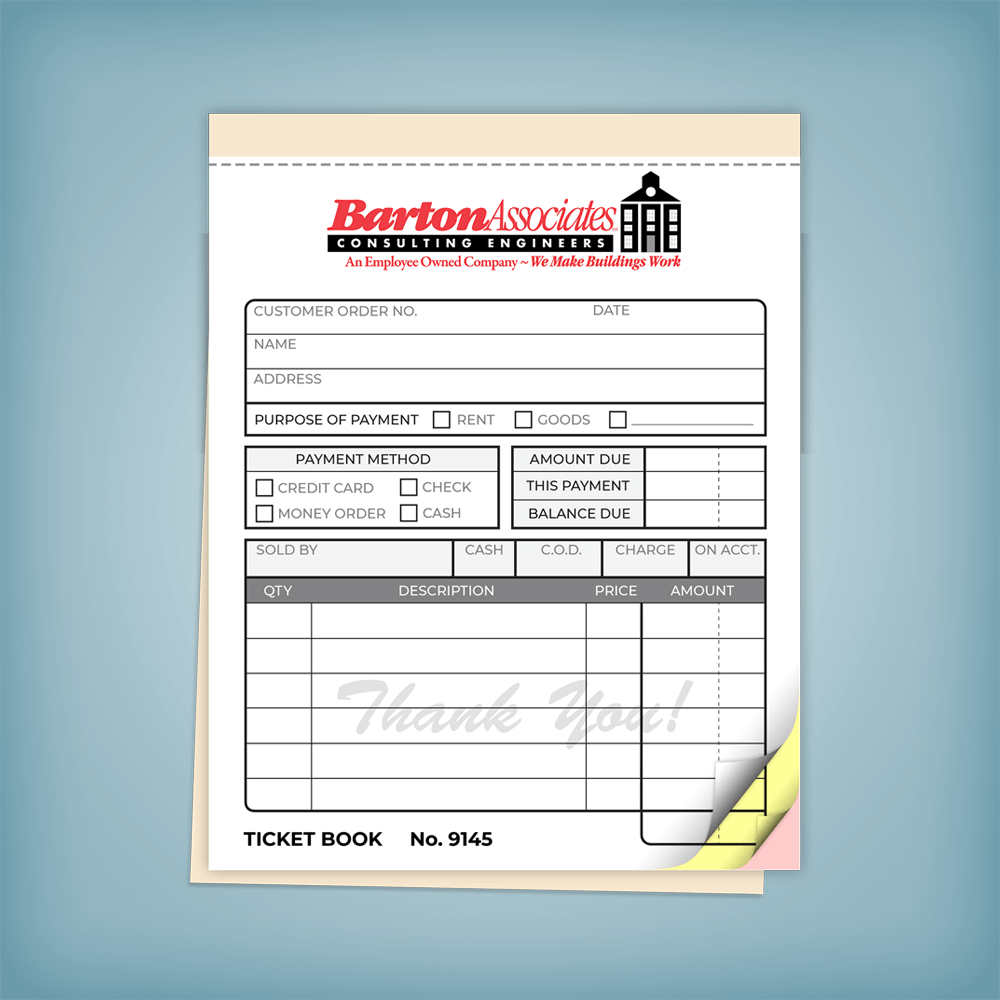 Custom Ticket Books: 4.25” x 5.5” | PrintPPS.com®