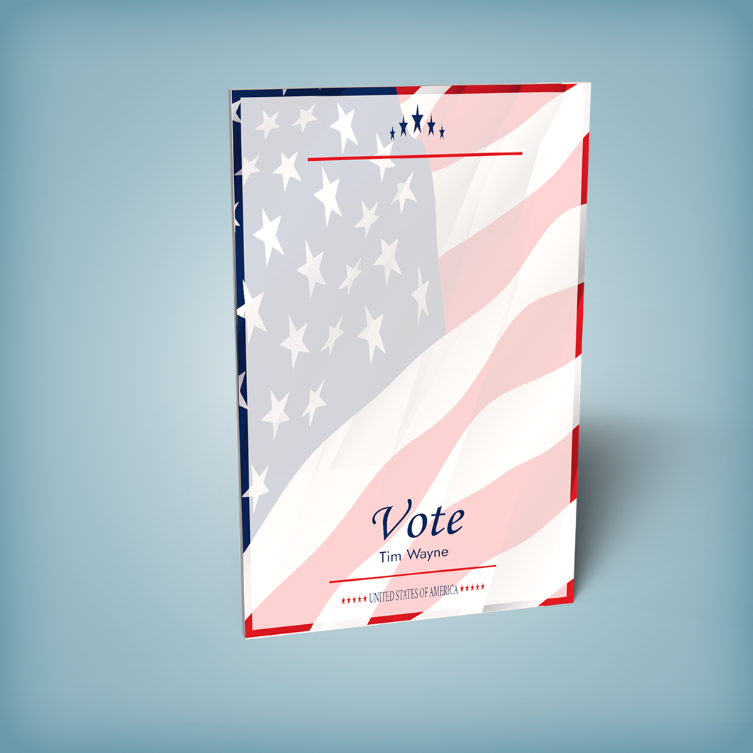 Custom Election Notepads: 5.5” x 8.5” | PrintPPS.com®