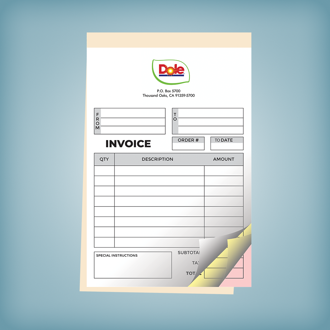 Receipt Book For Small Business Free Data Recovery Invoice Template NCR ...