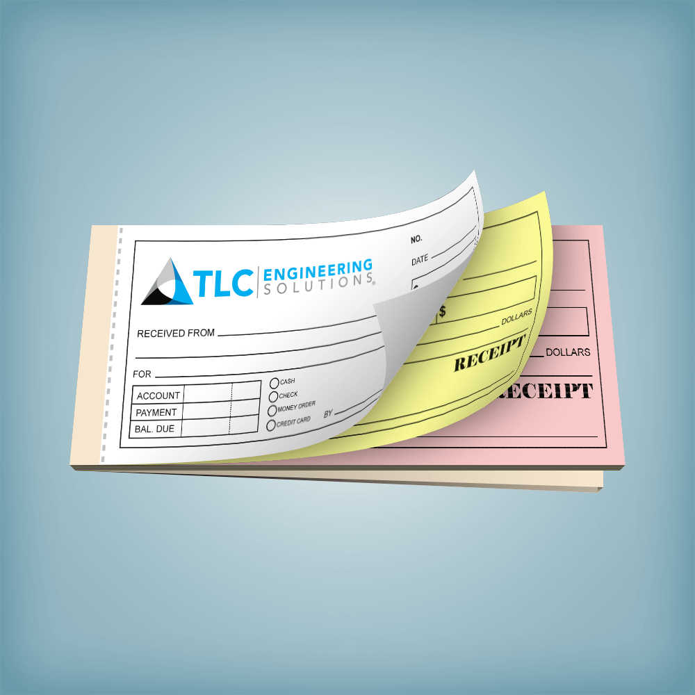 NCR Rent Receipt Books: 2.83” x 7” (Single Book) | PrintPPS.com®