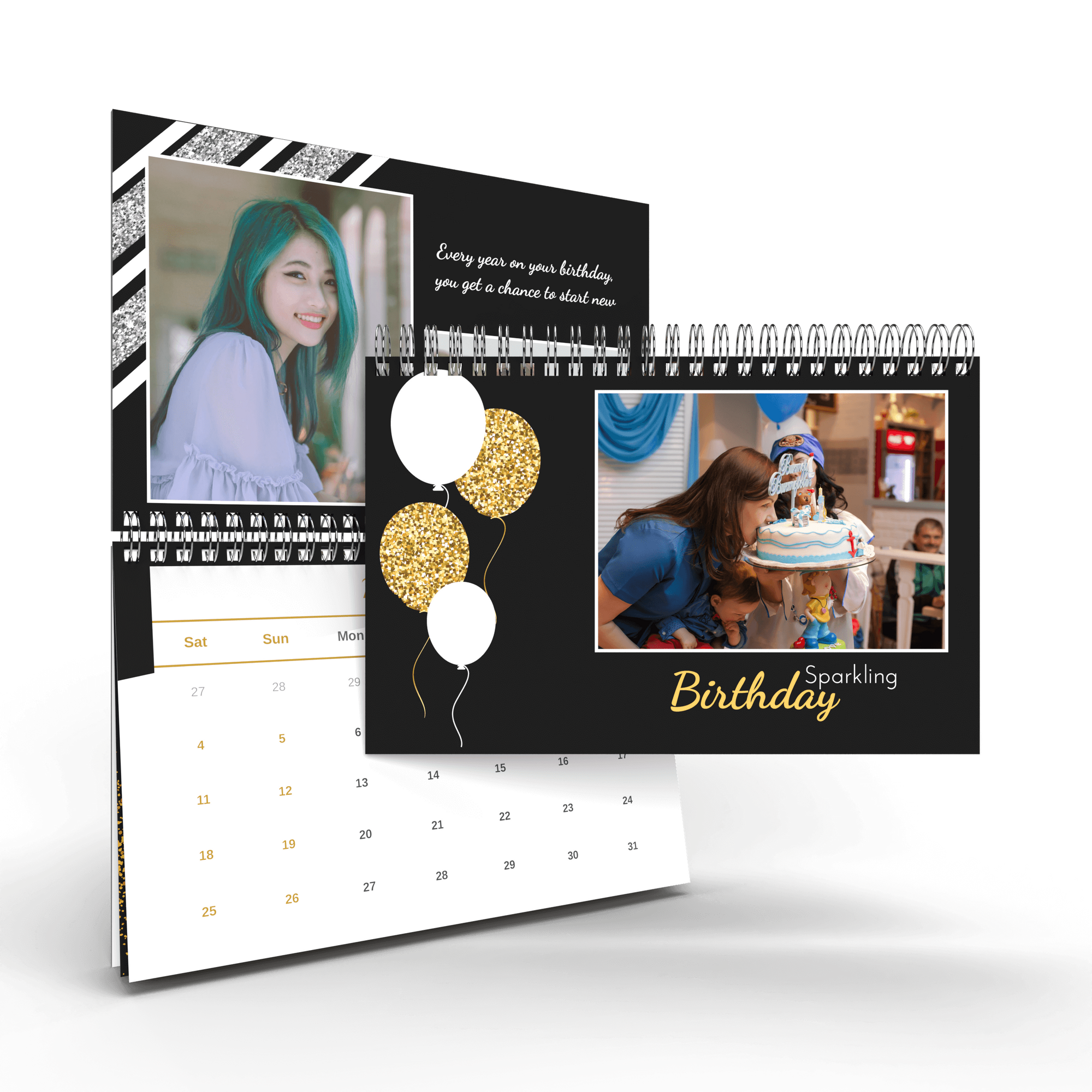 Custom Wall Calendars: 8.5” x 5.5” Double Sided | PrintPPS.com®
