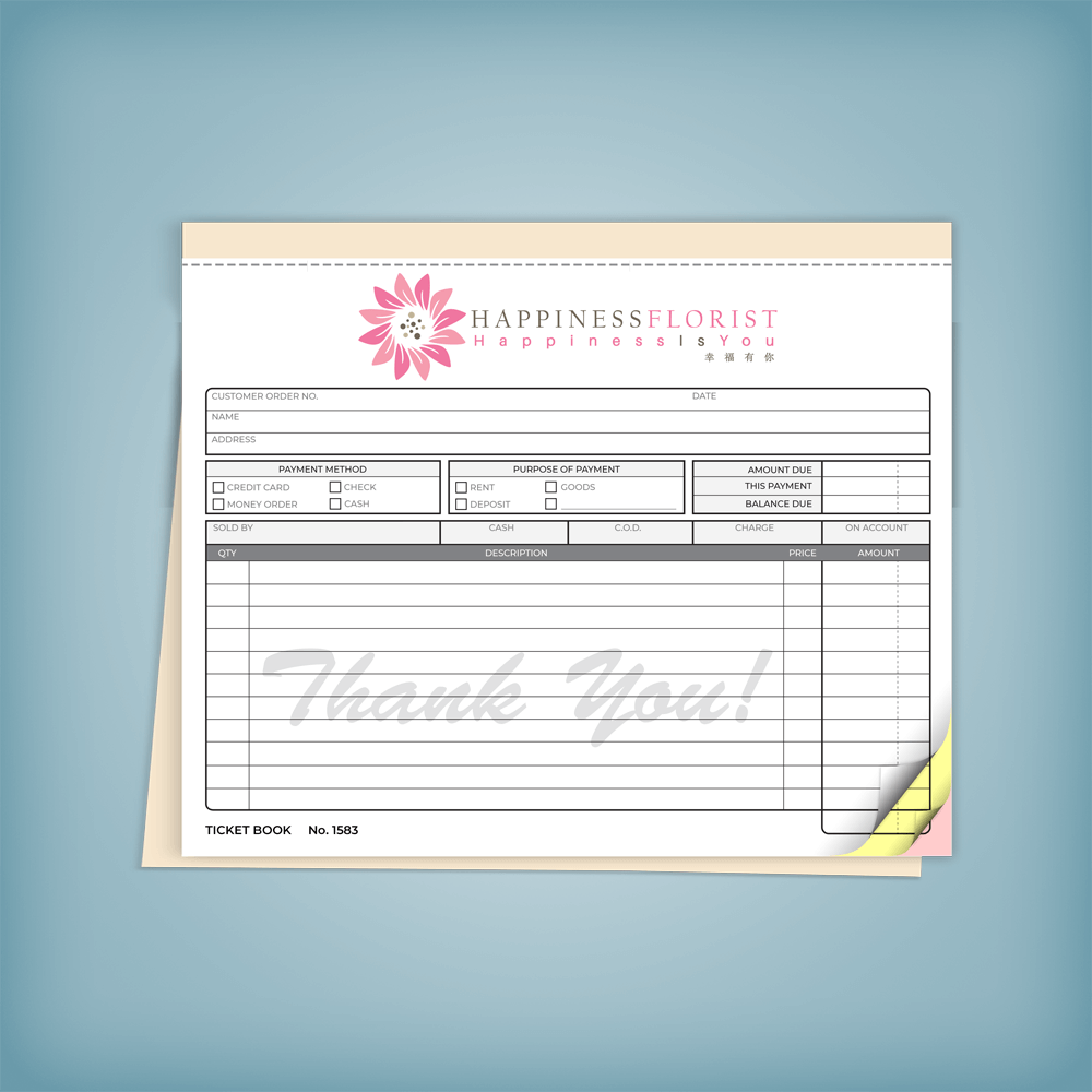 Custom Ticket Books: 8.5” x 7” | PrintPPS.com®