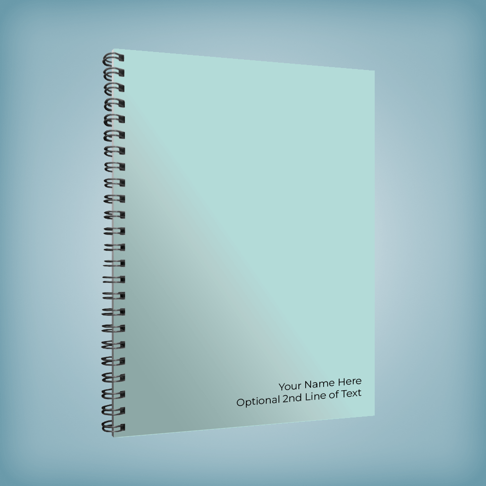 Pastel Spiral Notebooks with Blue Cover | PrintPPS.com®