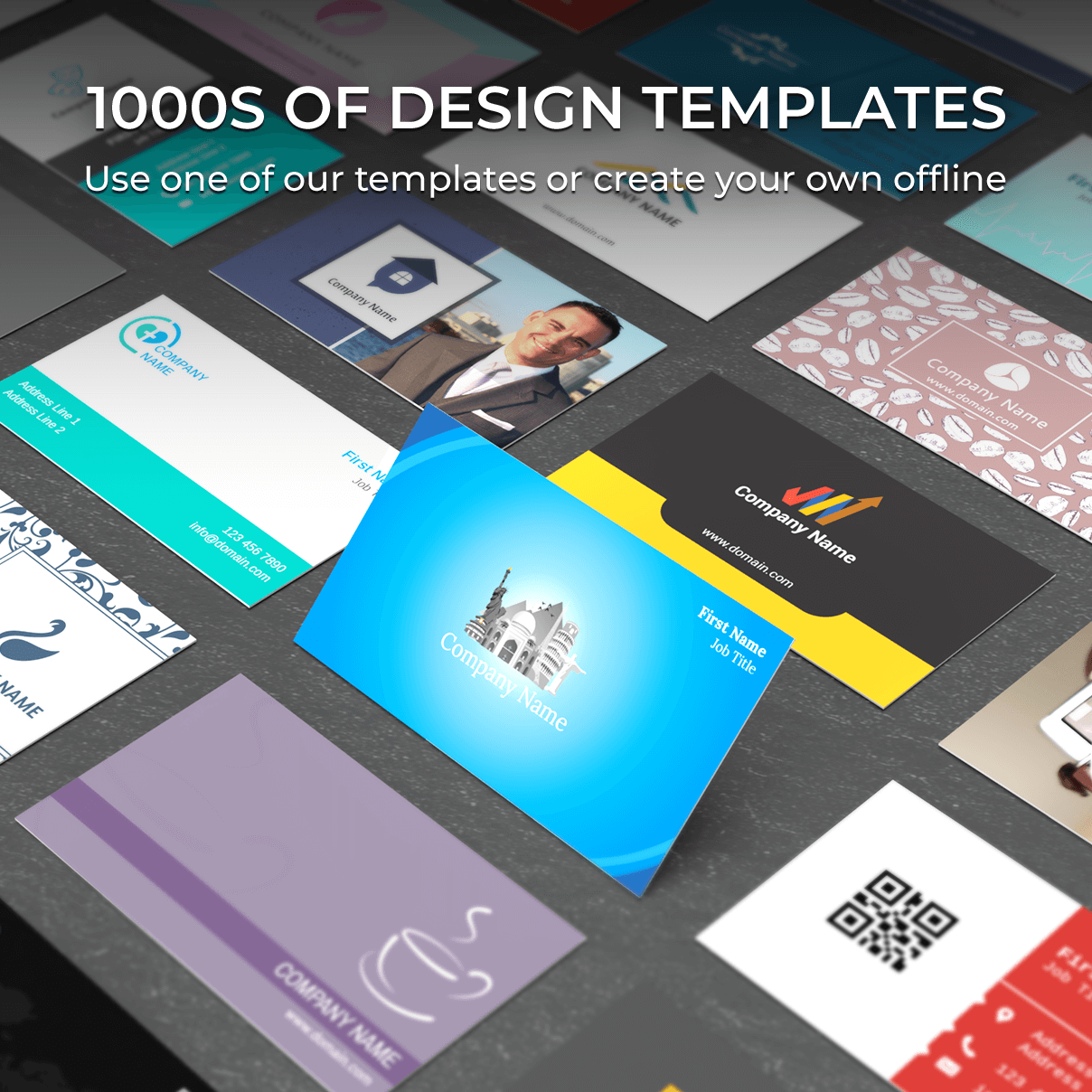 Square Business Cards: 3” x 3” | PrintPPS.com®