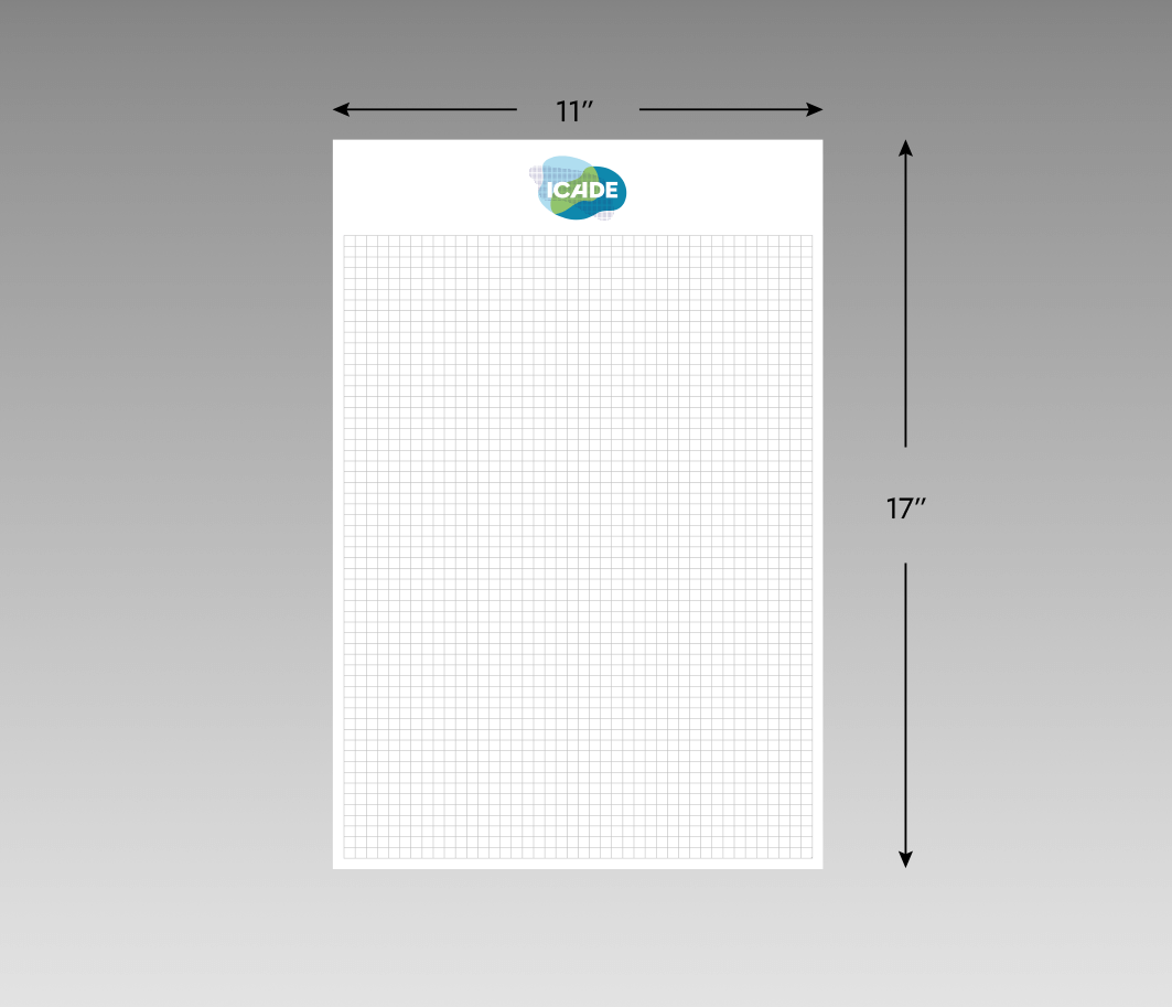 Custom graph paper pads: 11” x 17” | printpps.com®
