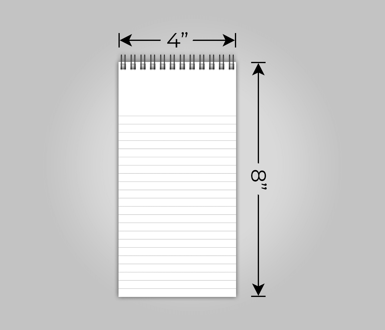 Aazon.co : Tops, Reporter's Notebook, 4" X 8", Gregg Rule, No. 8030, 70 Sheets, Sold In Units