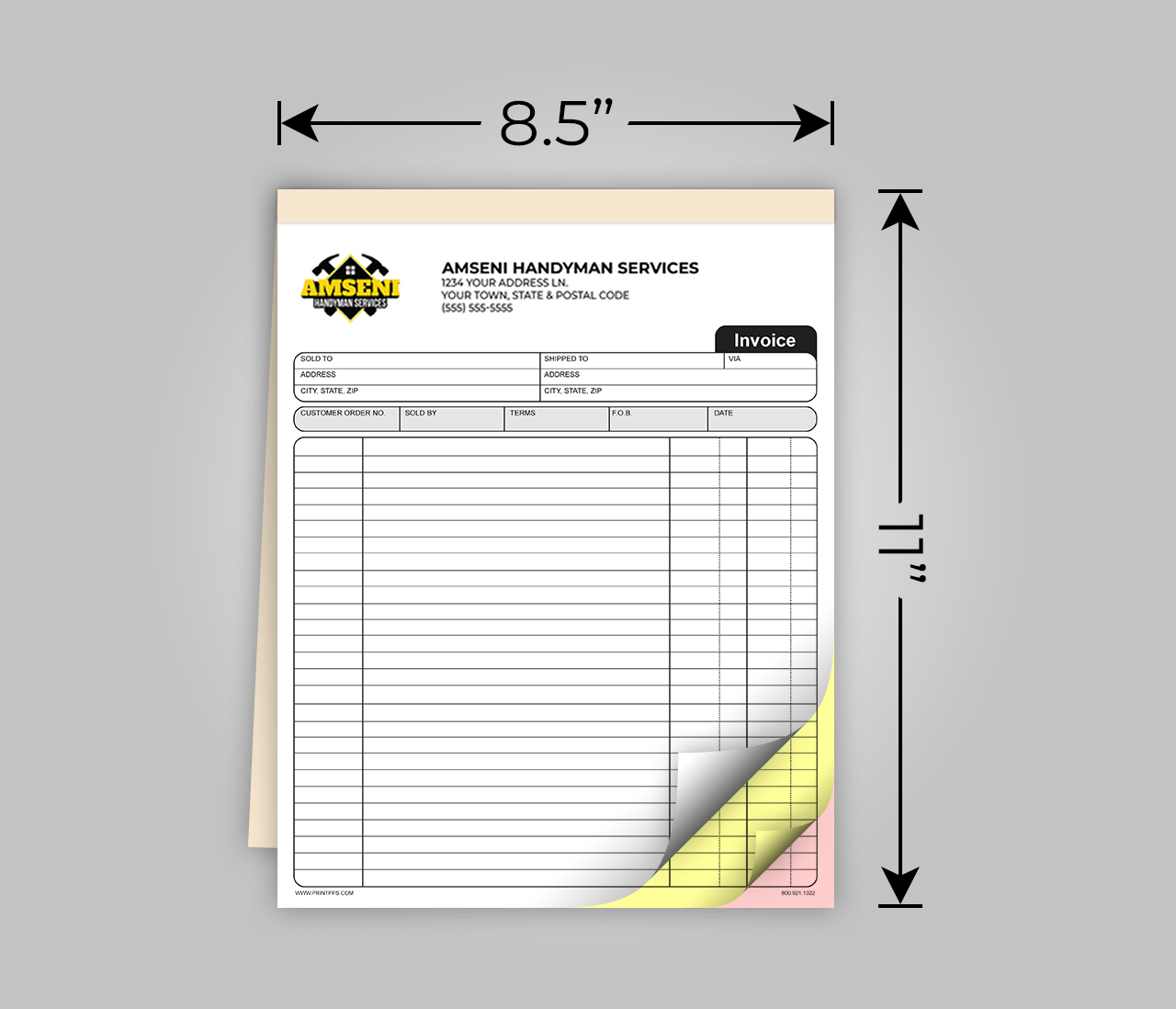 NCR Statement Books: 8.5” x 11” | PrintPPS.com®